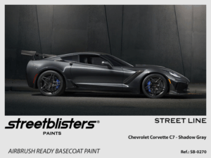 Street Line Paint - Chevrolet Corvette C7 -> Shadow Gray - 1x30ml (SB30-0270)