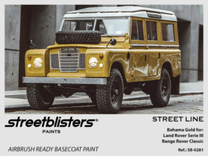Street Line Paint - Land Rover Serie III / Range Rover Classic -> Bahama Gold - 1x30ml (SB30-0281)