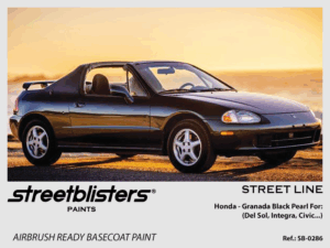Street Line Paint - Honda -> Granada Black Pearl - 1x30ml (SB30-0286)