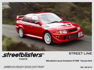 Street Line Paint - Mitsubishi Lancer Evolution VI TME -> Passion Red - 1x30ml (SB30-0319)