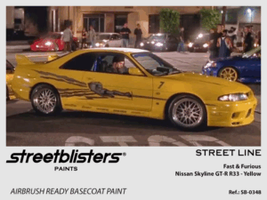 Street Line Paint - Fast & Furious -> Nissan Skyline GT-R R33 Yellow - 1x30ml (SB30-0348)
