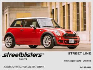 Street Line Paint - Mini Cooper S JCW -> Chili Red - 1x30ml (SB30-0386)