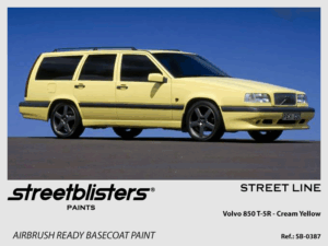 Street Line Paint - Volvo 850 T-5R -> Cream Yellow - 1x30ml (SB30-0387)