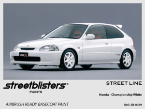 Street Line Paint - Honda -> Championship White - 1x30ml (SB30-0389)
