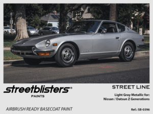 Street Line Paint - Nissan / Datsun Z Generations -> Light Gray Metallic - 1x30ml (SB30-0396)