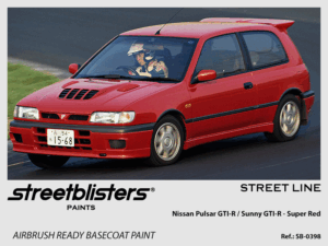 Street Line Paint - Nissan Pulsar GTI-R / Sunny GTI-R -> Super Red - 1x30ml (SB30-0398)