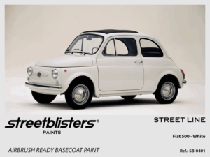 Street Line Paint - Fiat 500 -> White - 1x30ml (SB30-0401)