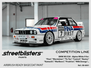 Competition Line Paint - BMW M3 E30 -> Alpine White II - 1x30ml (SB30-6001)