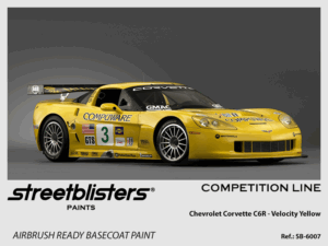 Competition Line Paint - Chevrolet Corvette C6R -> Velocity Yellow - 1x30ml (SB30-6007)