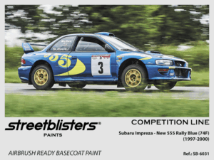 Competition Line Paint - Subaru Impreza -> New 555 Rally Blue - 1x30ml (SB30-6031)