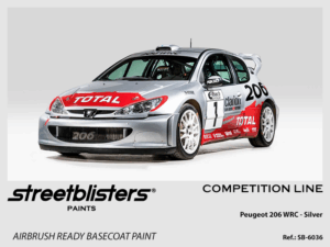 Competition Line Paint - Peugeot 206 WRC -> Plata - 1x30ml (SB30-6036)