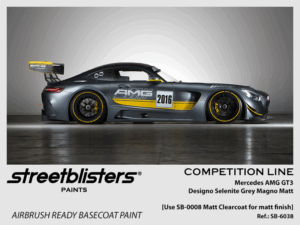 Competition Line Paint - Mercedes AMG GT3 -> Designo Selenite Grey Magno Matt - 1x30ml (SB30-6038)