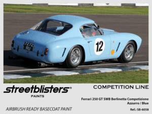 Competition Line Paint - Ferrari 250 GT SWB Berlinetta Competizione -> Azurro - 1x30ml (SB30-6058)