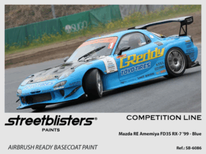 Competition Line Paint - Mazda RE Amemiya FD3S RX-7 -> Blue - 1x30ml (SB30-6086)