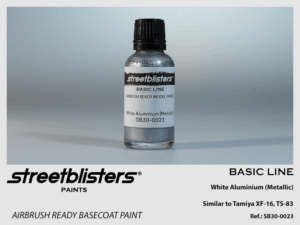Basic Line Paint - Aluminio blanco (Metalizado) - 1x30ml (SB30-0023)
