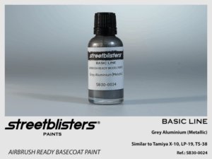 Basic Line Paint - Aluminio gris (Metalizado) - 1x30ml (SB30-0024)