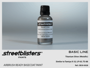 Basic Line Paint - Titanio plateado (Metalizado) - 1x30ml (SB30-0028)