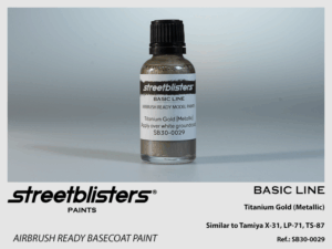 Basic Line Paint - Titanio oro (Metalizado) - 1x30ml (SB30-0029)