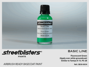Basic Line Paint - Verde fluorescente - 1x30ml (SB30-0034)
