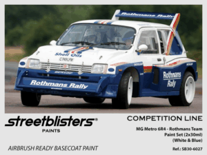 Competition Line Paint - MG Metro 6R4 -> Rothmans Pack - 2x30ml (SB30-6027)