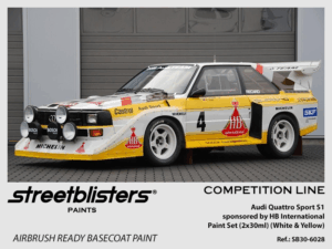 Competition Line Paint - Audi Quattro Sport S1 -> HB international Pack - 2x30ml (SB30-6028)