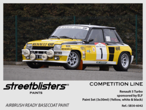 Competition Line Paint - Renault 5 Turbo -> ELF Team Pack - 3x30ml (SB30-6042)
