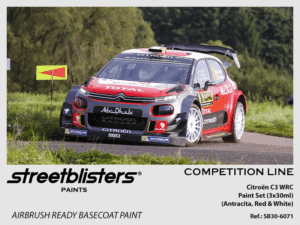 Competition Line Paint - Citroën C3 WRC -> Abu Dhabi Pack - 3x30ml (SB30-6071)