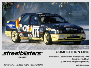 Competition Line Paint - Ford Sierra Cosworth 4x4 -> Monte Carlo 1991 Pack - 3x30ml (SB30-6074)